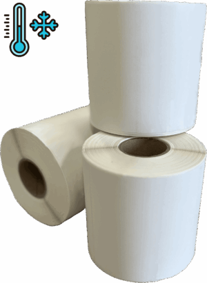100mm x 150mm Paper Direct Thermal Shipping Labels - Freezer Grade Permanent
